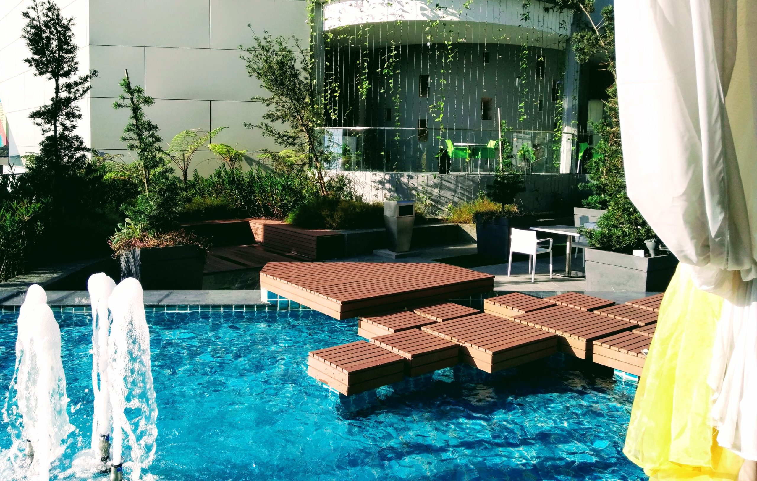 water fountain outdoors spa